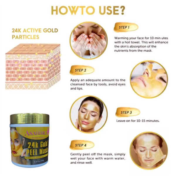 24K GOLD PEEL MASK